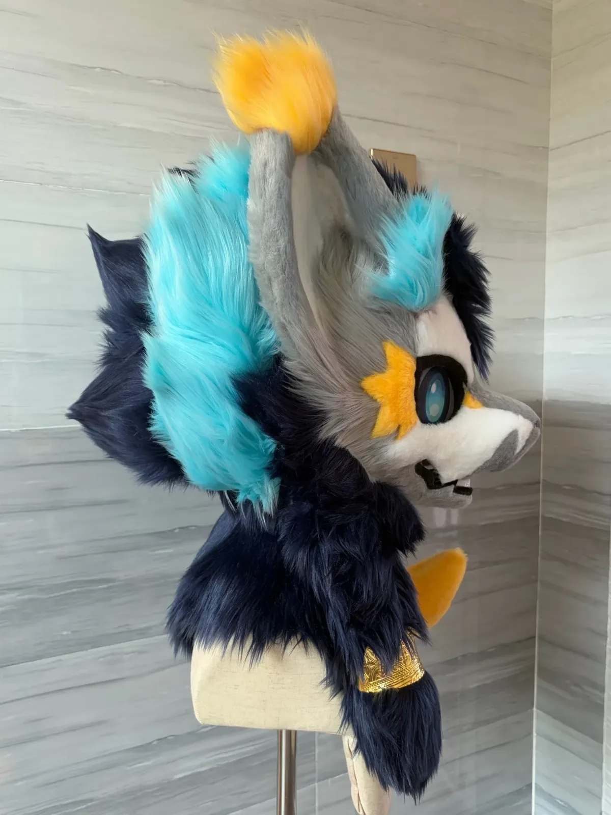 Midnight Comet Kemono Fursuit Partial thumbnail 3