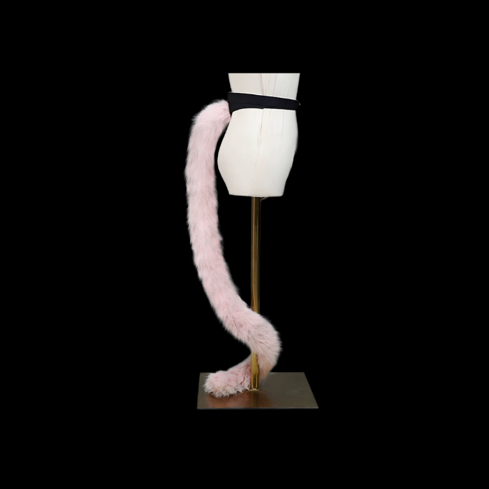 Midnight Curled Cat Tail & Furry Leg Accessory Set thumbnail 1