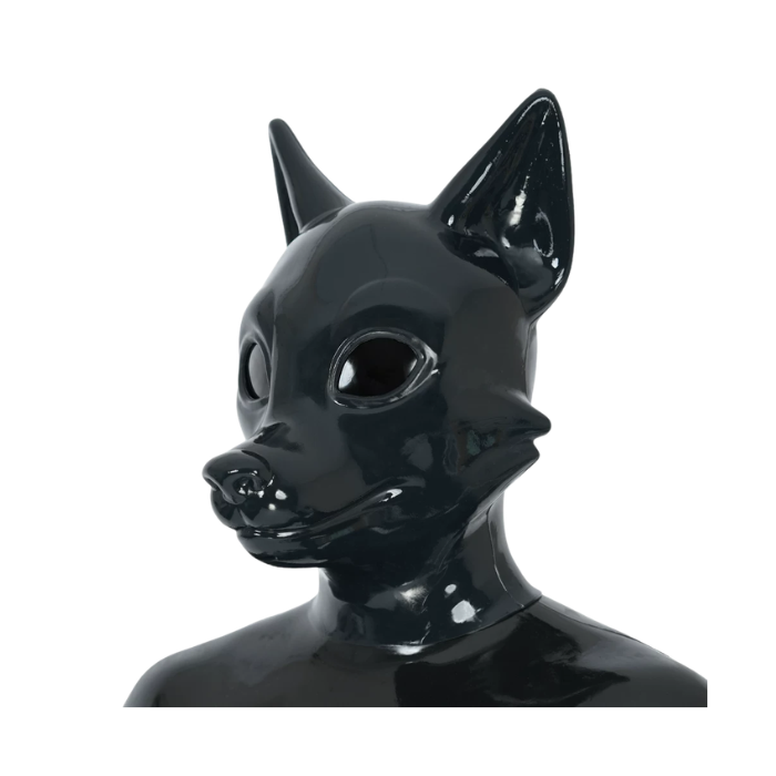 Midnight Fox Silicone Fursuit Hoods