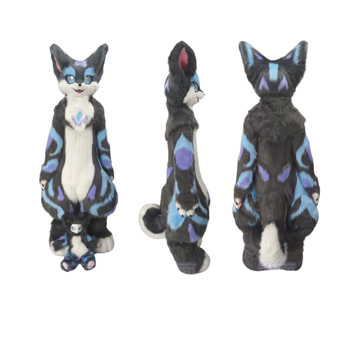 Midnight Frost Kemono Fox Fullsuit thumbnail 1