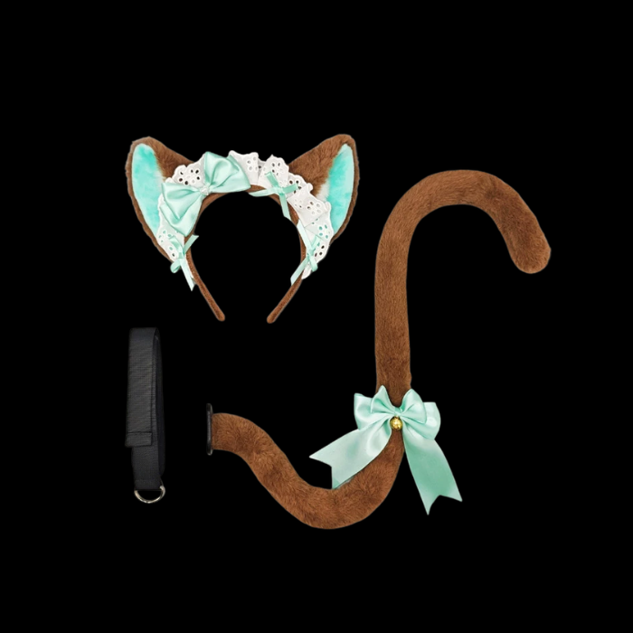 Midnight Kemono Wolf Ear & Tail Cosplay Bundle thumbnail 2