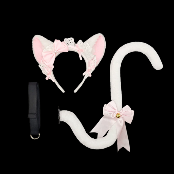 Midnight Kemono Wolf Ear & Tail Cosplay Bundle thumbnail 4