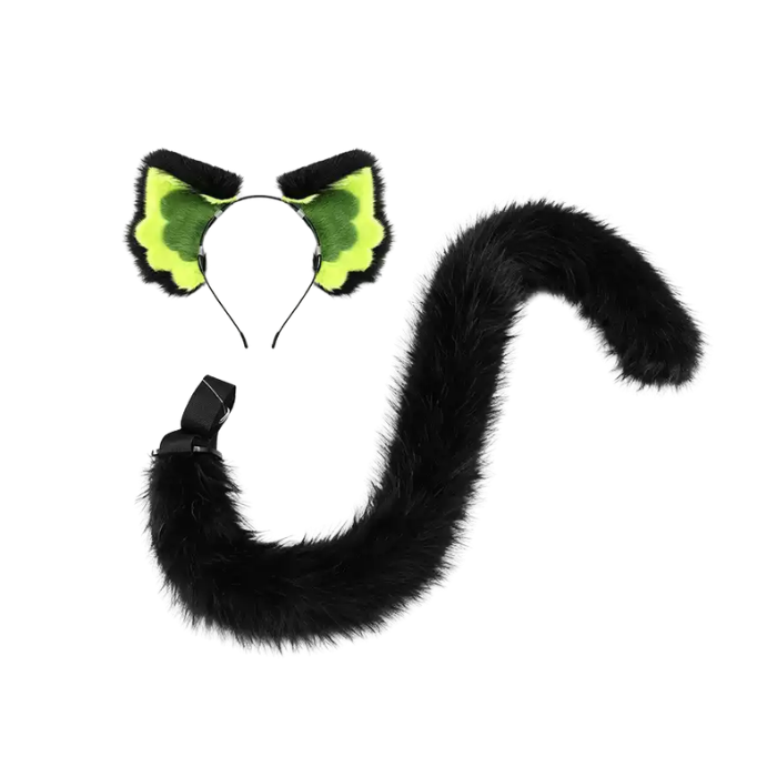 Midnight Neon Cat Ears & Tail Fursuit Accessories thumbnail 1