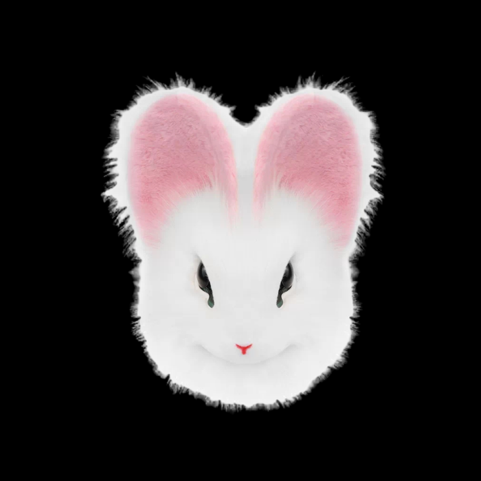 Midnight Rabbit Fursuit Head thumbnail 4