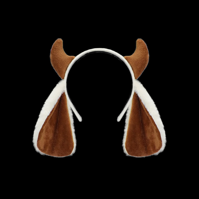 Moonhorn Horned Sheep Ear Cosplay Headband thumbnail 2