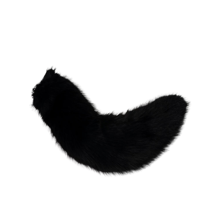 Movable Fluffy Fox Tail