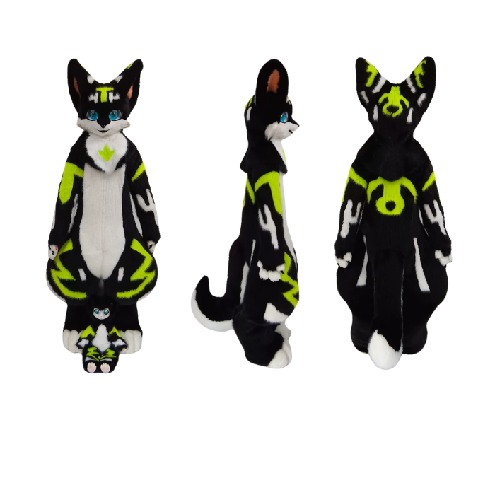 Neon Circuit Fox Fullsuit thumbnail 1