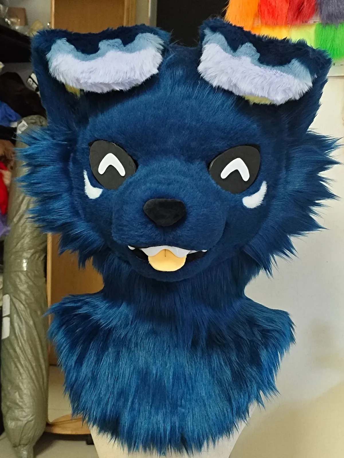 Night Pup Toony Fursuit Head thumbnail 3
