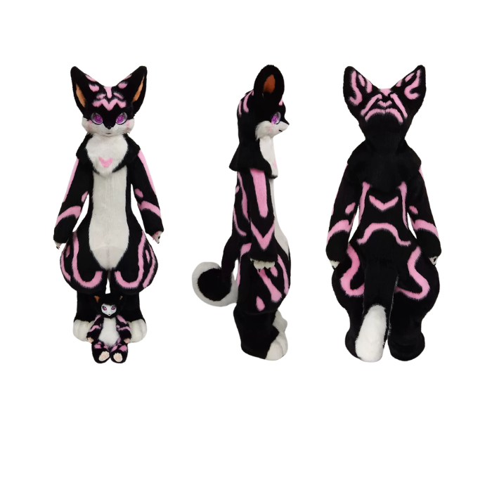 Noir Blush Kemono Fox Fullsuit thumbnail 1