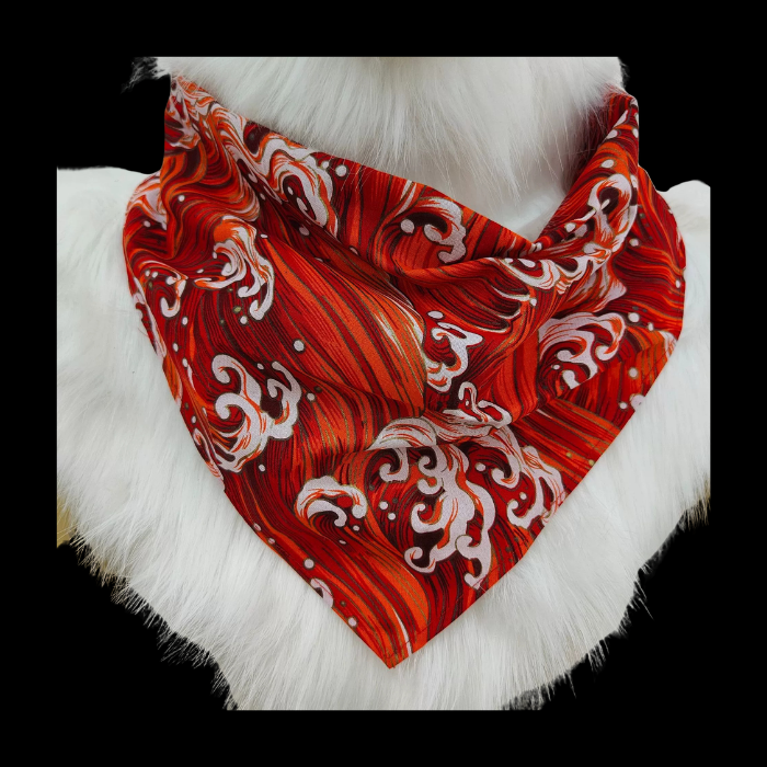 Paisley Pattern Bandana Bib thumbnail 4