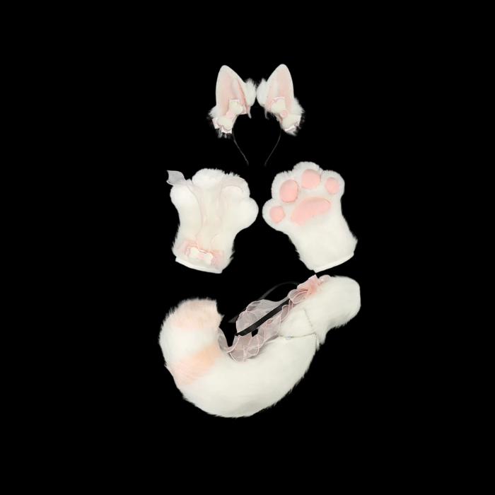 Pastel Fox Ear, Paw & Tail Accessory Set thumbnail 4
