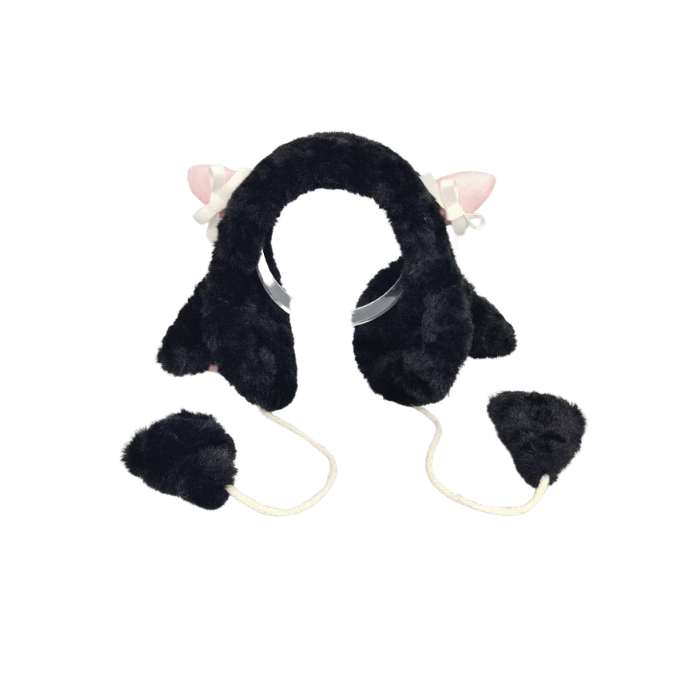 Pastel Lamb Horn Winter Ear Warmer Cosplay Accessory thumbnail 1