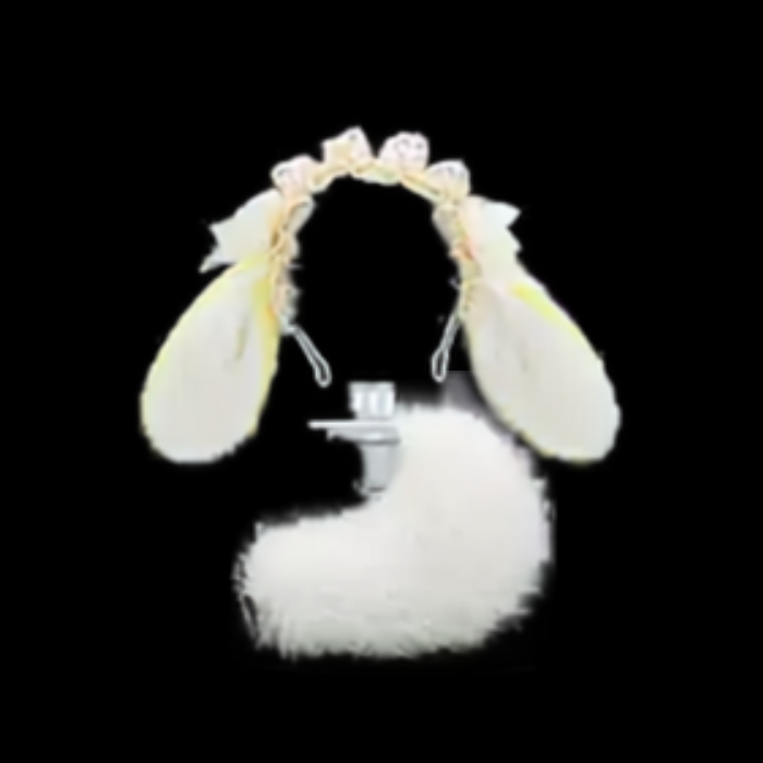Pastel Lop Bunny Ears & Tail Bundle thumbnail 3