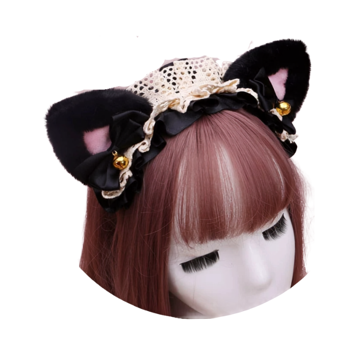 Pastel Ribbon Nekomimi Cat Ear Headband thumbnail 1