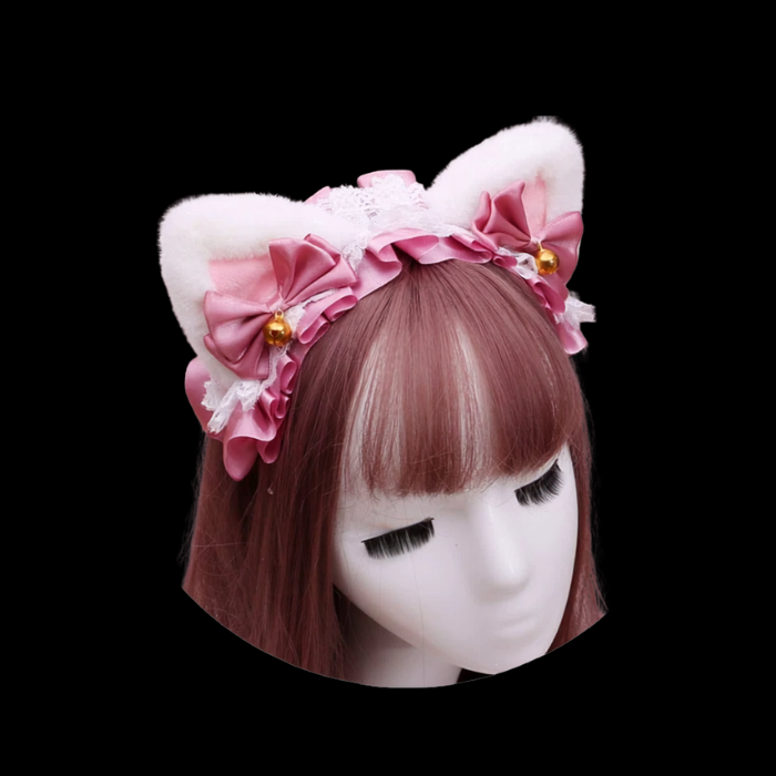 Pastel Ribbon Nekomimi Cat Ear Headband thumbnail 11