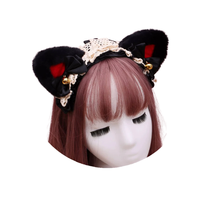 Pastel Ribbon Nekomimi Cat Ear Headband thumbnail 5