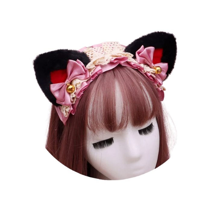 Pastel Ribbon Nekomimi Cat Ear Headband thumbnail 8