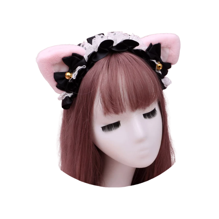 Pastel Ribbon Nekomimi Cat Ear Headband thumbnail 9