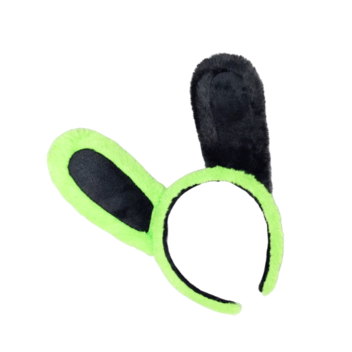 Patchwork Plush Bunny Ear Headband