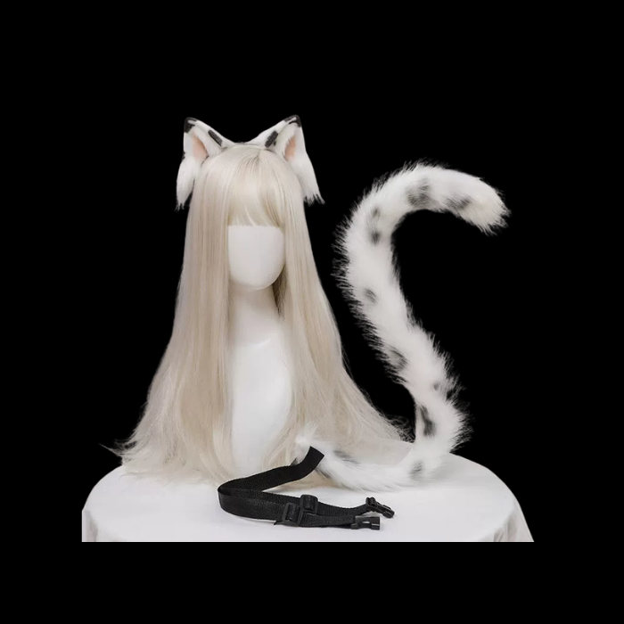 Patterned Cat Ears & Long Tail Bundle thumbnail 1