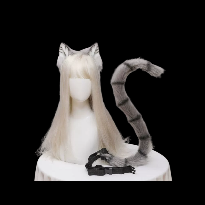Patterned Cat Ears & Long Tail Bundle thumbnail 6