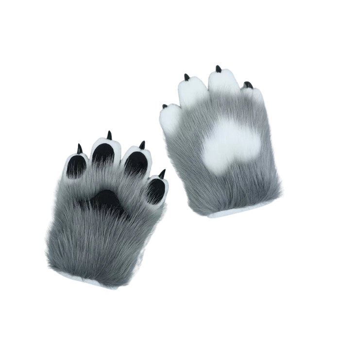 Pink Kitty Paw Gloves thumbnail 2