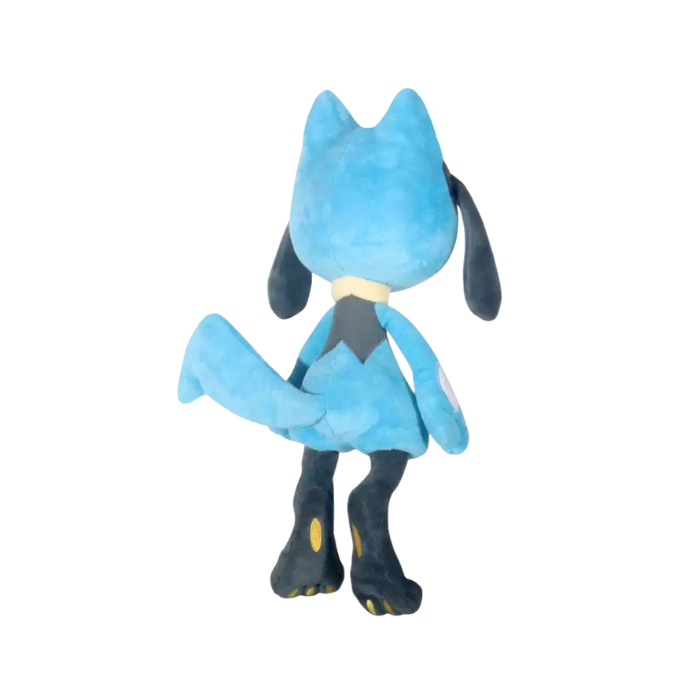 Premium Handcrafted Azure Wolf Plush Doll thumbnail 2