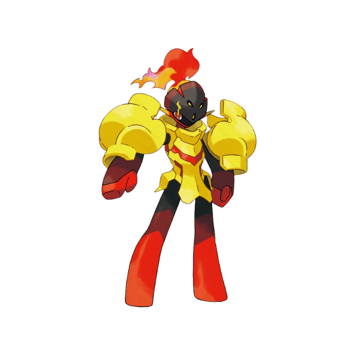 Premium Handcrafted Blazing Armor Knight Plush