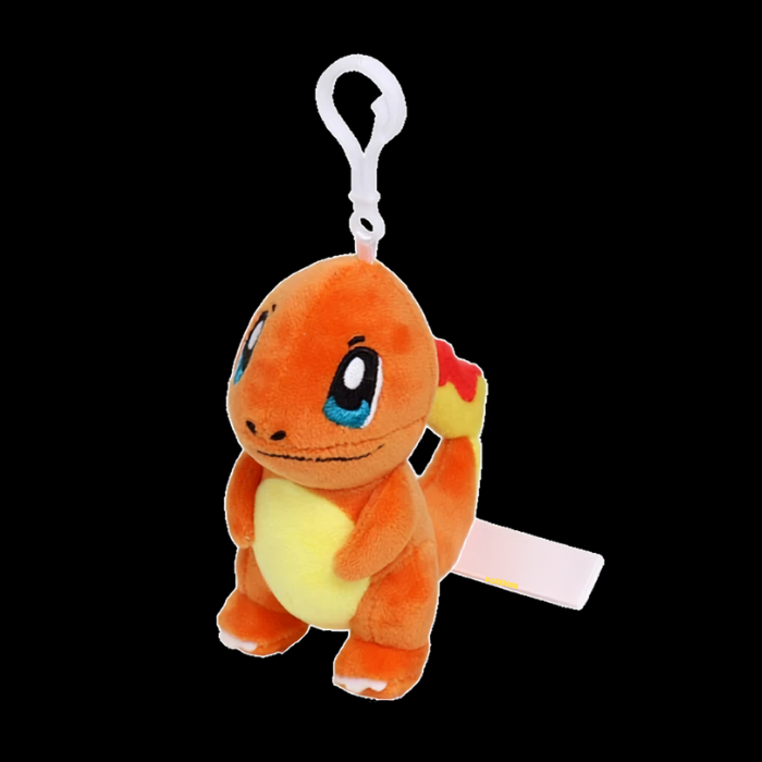 Premium Handcrafted Blazing Lizard Plush Charm Keychain (12 cm)