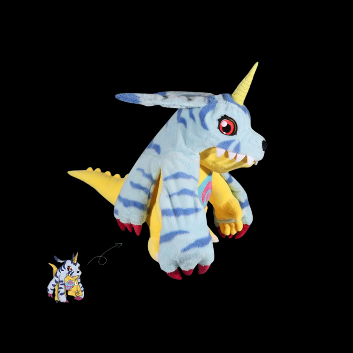Premium Handcrafted Blue Dragon Guardian Plush Companion thumbnail 1