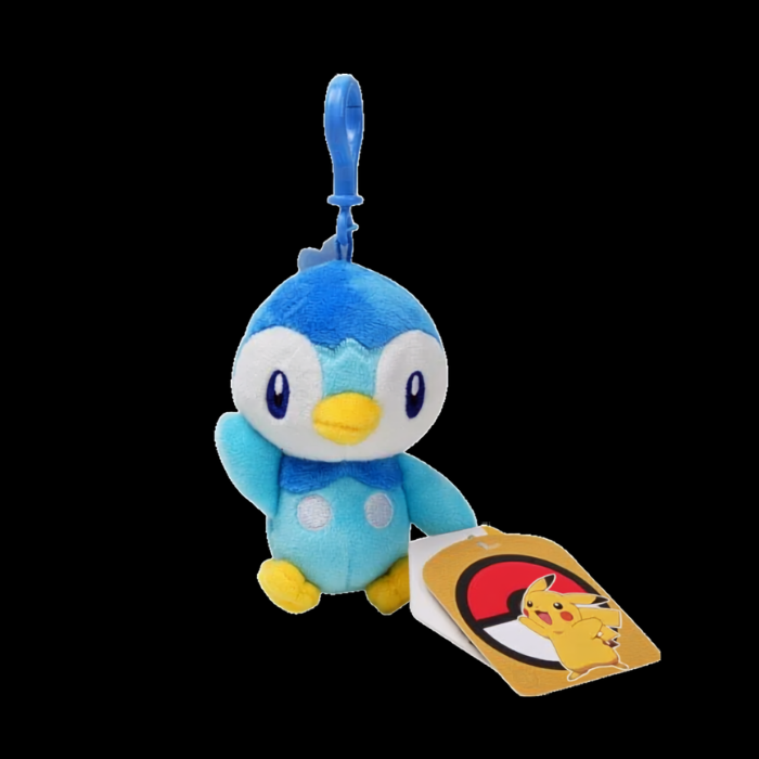 Premium Handcrafted Blue Penguin Plush Keychain Charm (12 cm)