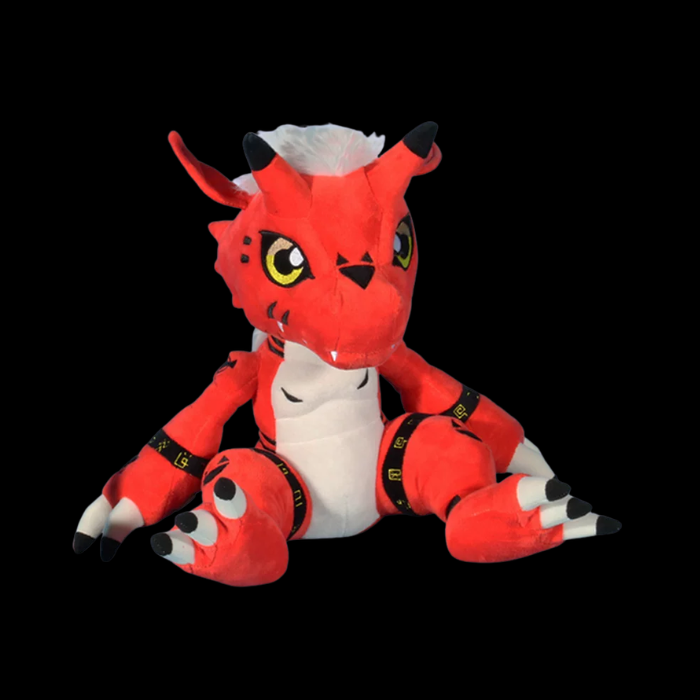 Premium Handcrafted Crimson Dragon Plush Companion thumbnail 1