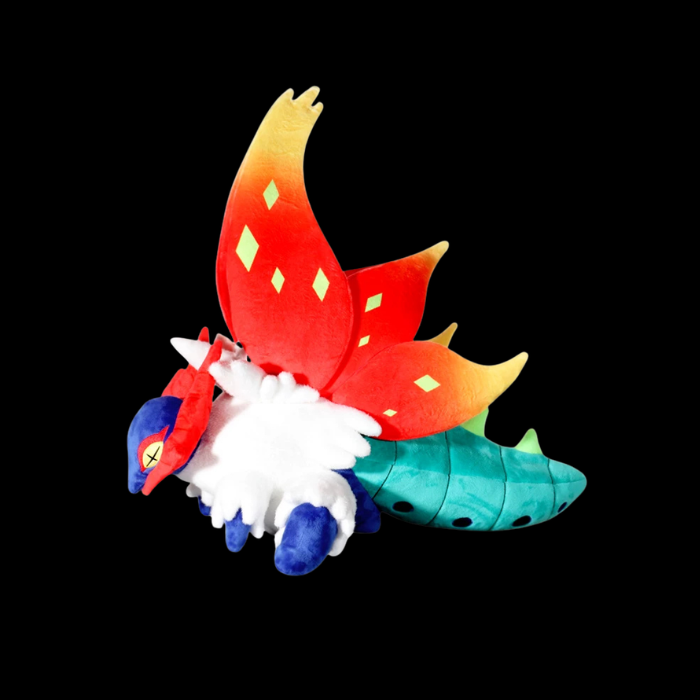 Premium Handcrafted Crimson Ember Moth Plush Companion thumbnail 2