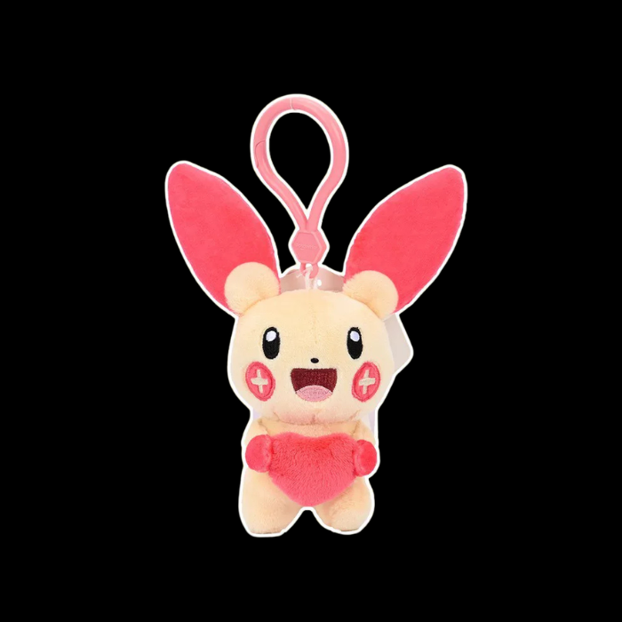 Premium Handcrafted Cute Long-Eared Plush Charm Keychain (10 cm)