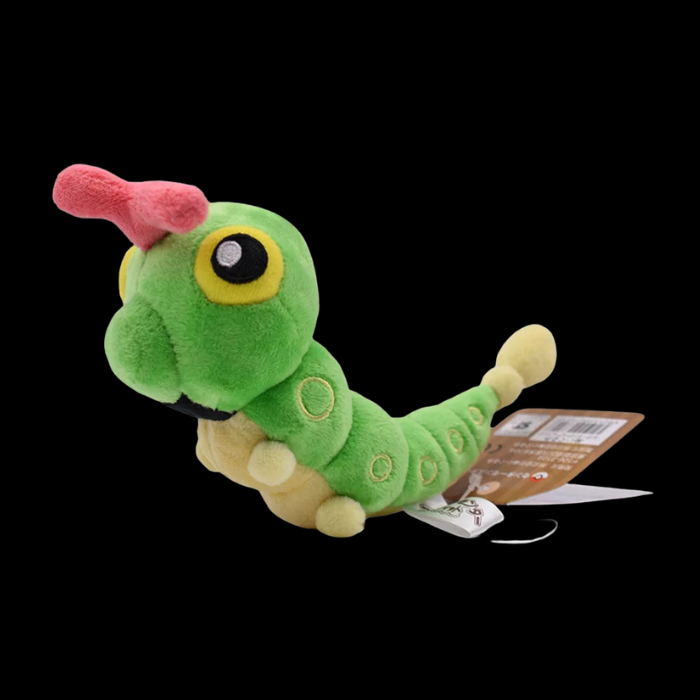 Premium Handcrafted Emerald Caterpillar Plush