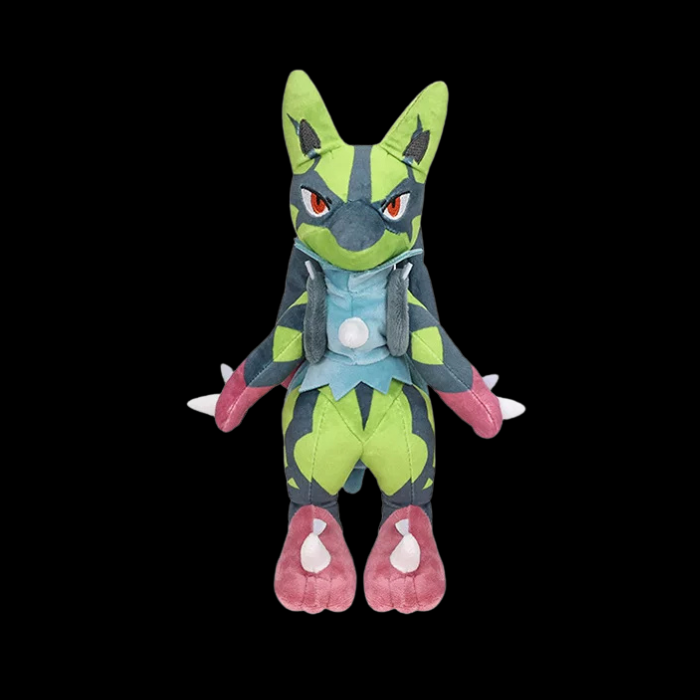 Premium Handcrafted Emerald Guardian Wolf Plush