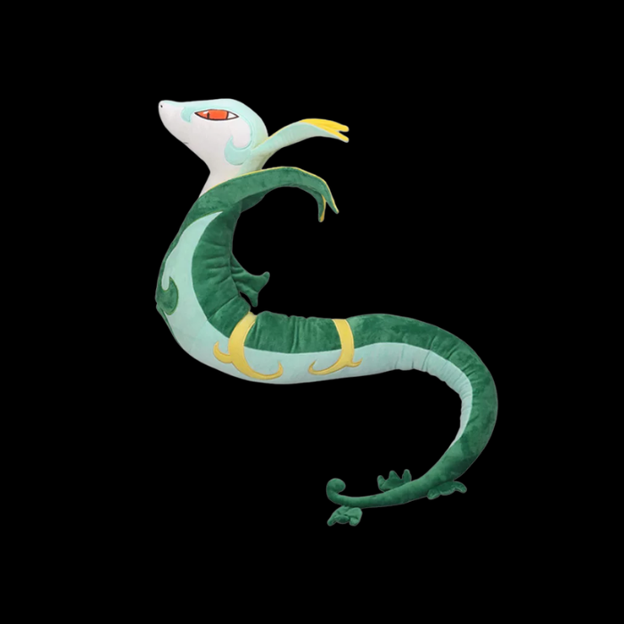 Premium Handcrafted Emerald Serpent Guardian Plush