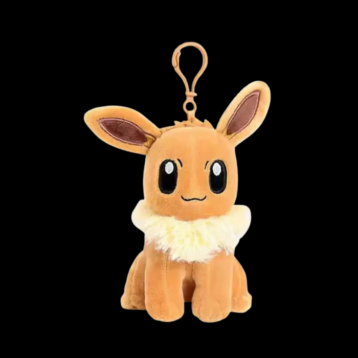 Premium Handcrafted Forest Fox Plush Charm Keychain (13 cm)