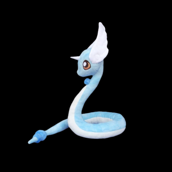 Premium Handcrafted Frost Serpent Guardian Plush thumbnail 1