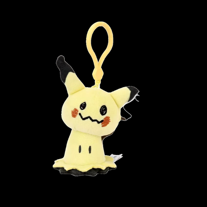 Premium Handcrafted Ghostly Cream Plush Charm Keychain (8.5 cm)