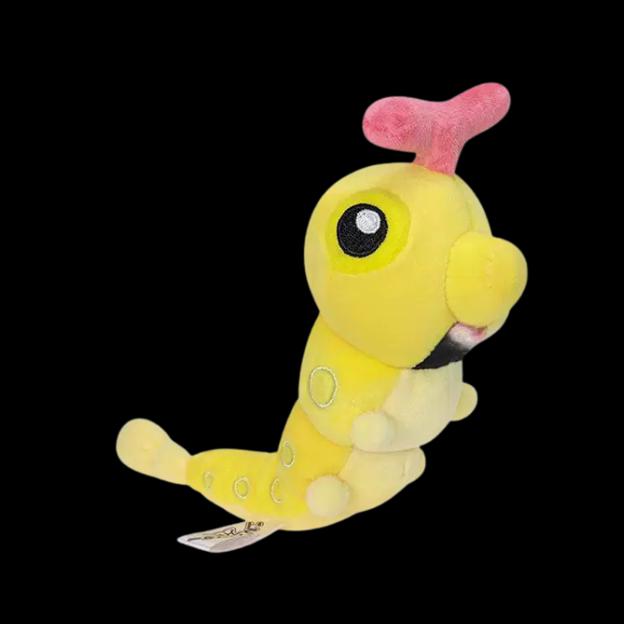 Premium Handcrafted Golden Caterpillar Plush