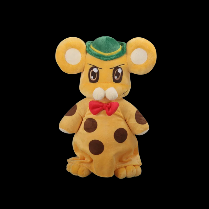 Premium Handcrafted Golden Explorer Mouse Plush Companion
