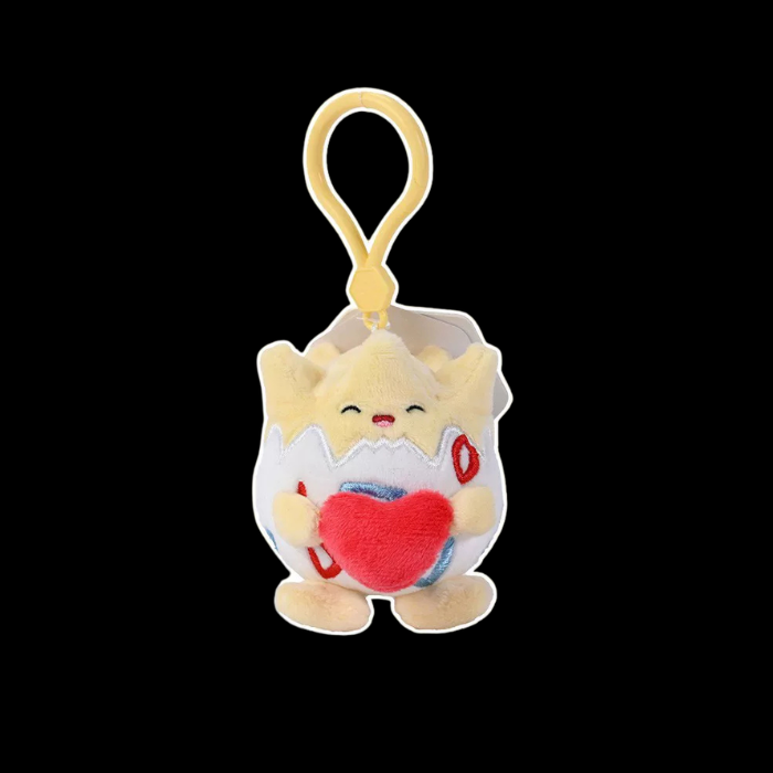 Premium Handcrafted Golden Star Plush Charm Keychain (8.5 cm)