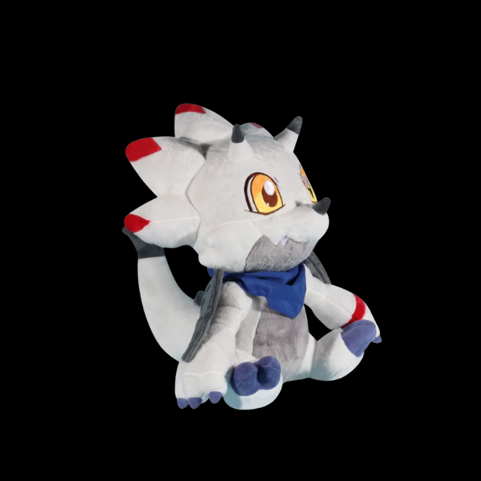 Premium Handcrafted Guardian Wolf Cub Plush Companion thumbnail 1