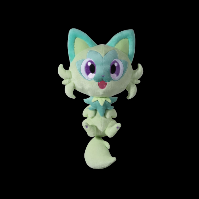 Premium Handcrafted Leaf Cat Plush Character Companion thumbnail 1