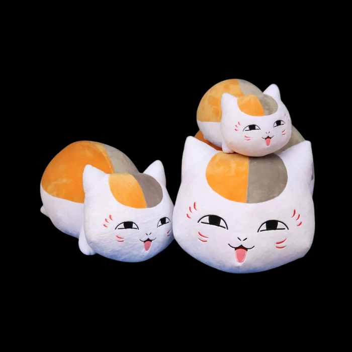 Premium Handcrafted Lucky Calico Cat Plush Cushion thumbnail 1