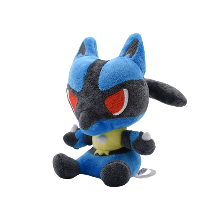 Premium Handcrafted Midnight Aura Wolf Plush Companion