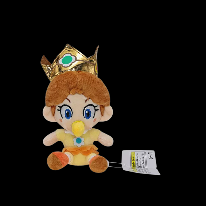 Premium Handcrafted Mini Golden Crown Plush Doll