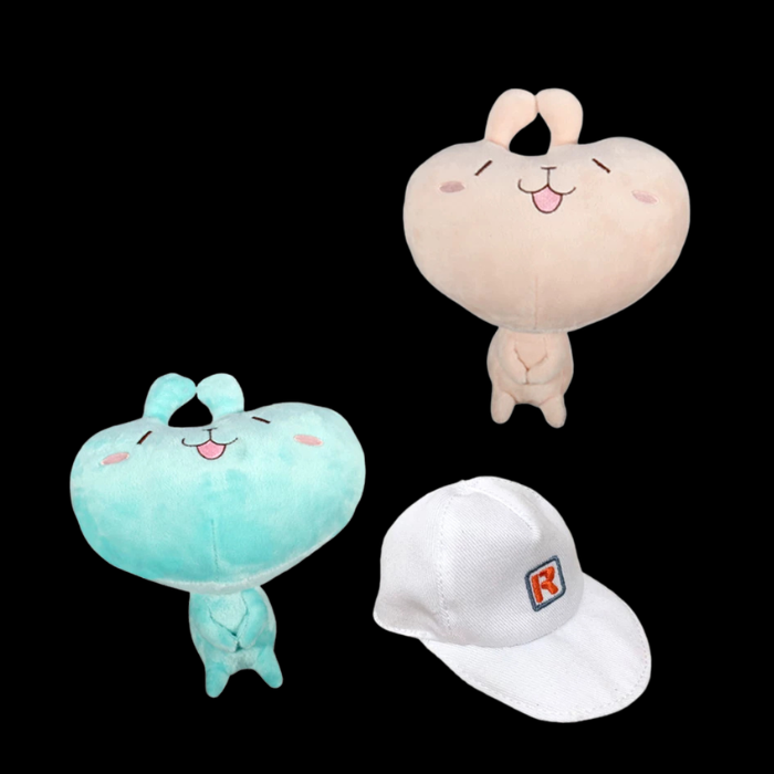 Premium Handcrafted Mint Bunny Plush Doll thumbnail 4