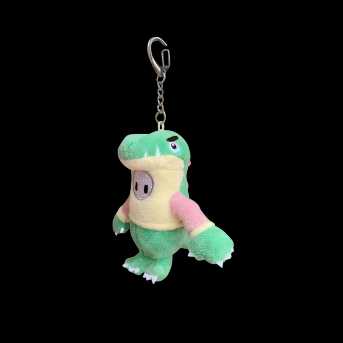 Premium Handcrafted Mint Dino Plush Charm thumbnail 1